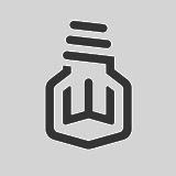 larprober logo, an ink bottle with three strokes rising from it